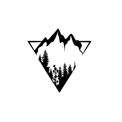 Montaña minimalista