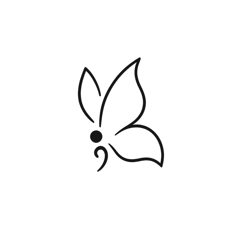 Mariposa de punto y coma