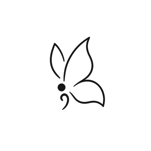 Mariposa de punto y coma