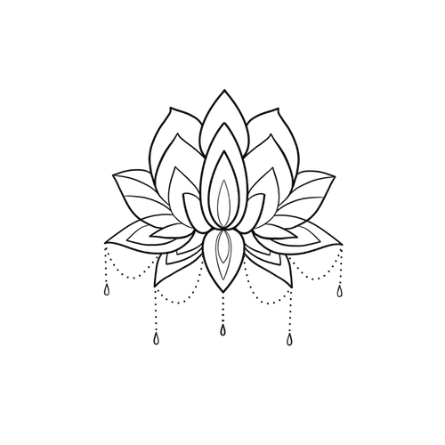 Tatuaje de loto