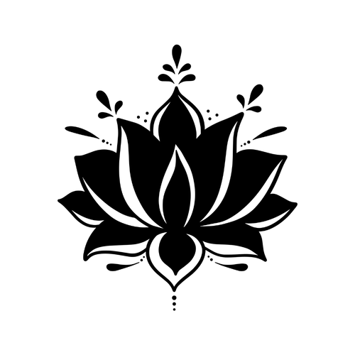 Flor de loto minimalista