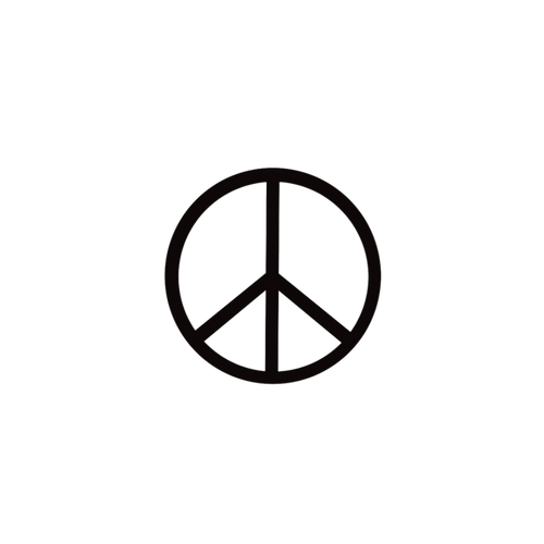 Tatuaje de paz y amor