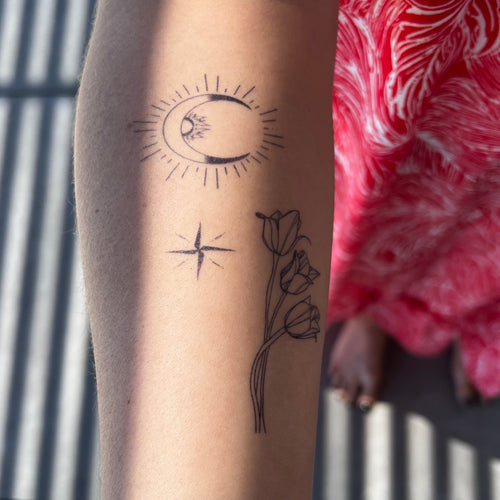 Tatuaje de un tulipán