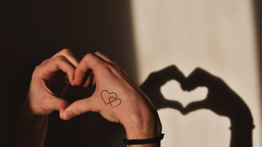 Tatouage éphémère pour un cadeau de Saint Valentin original