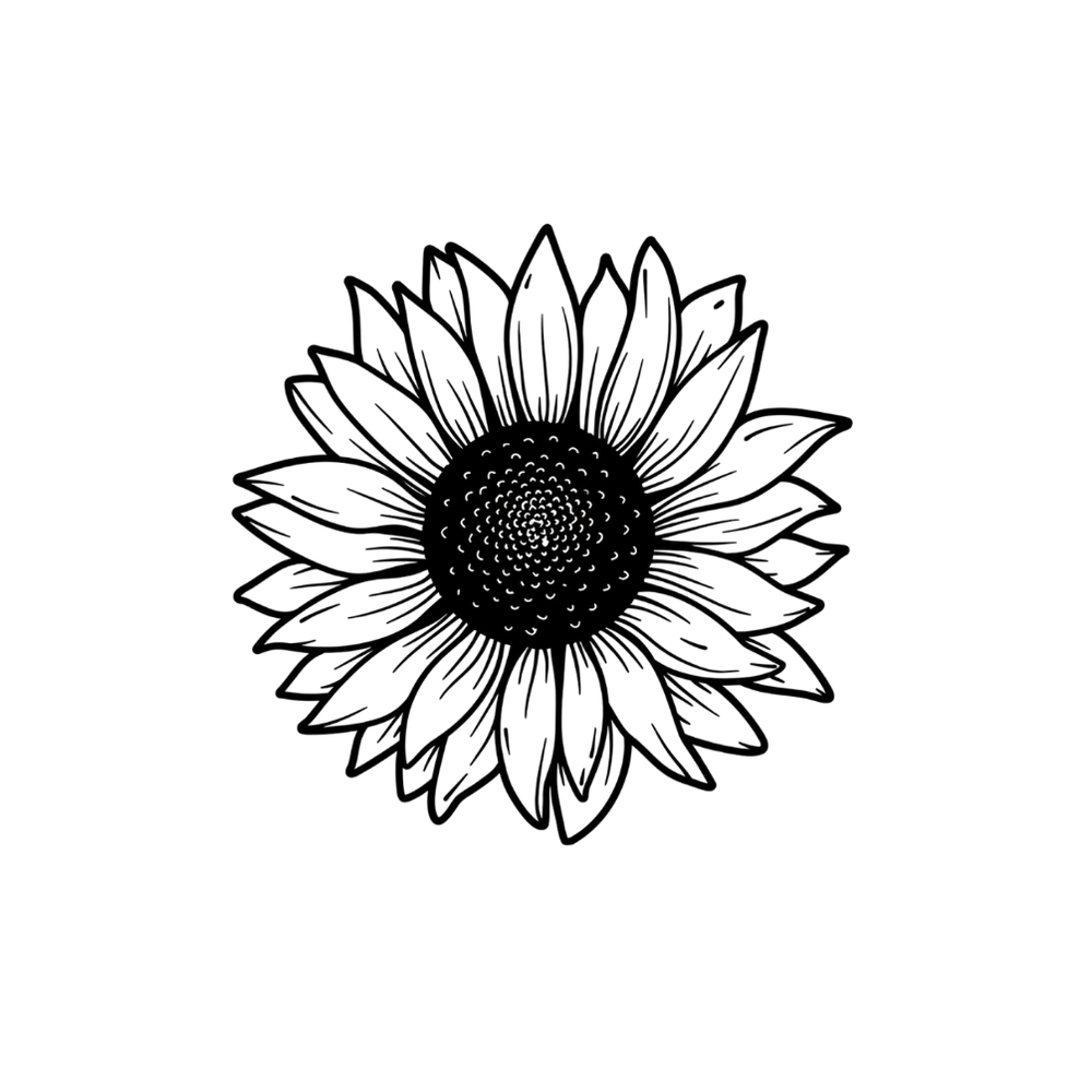 Girasol minimalista