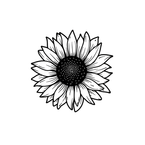 Girasol minimalista
