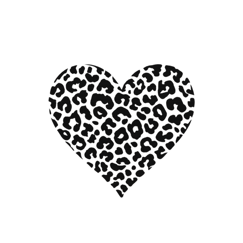 Coeur léopard