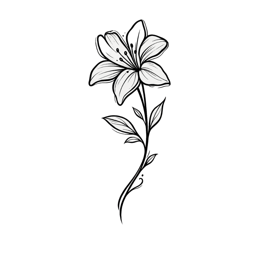 Lirio minimalista