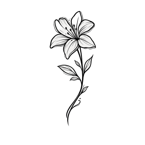 Lirio minimalista