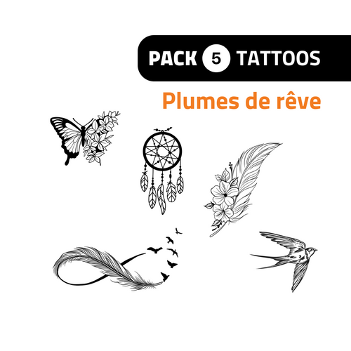 Pack de plumas de ensueño