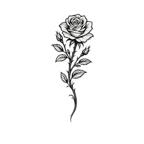 Rosa minimalista