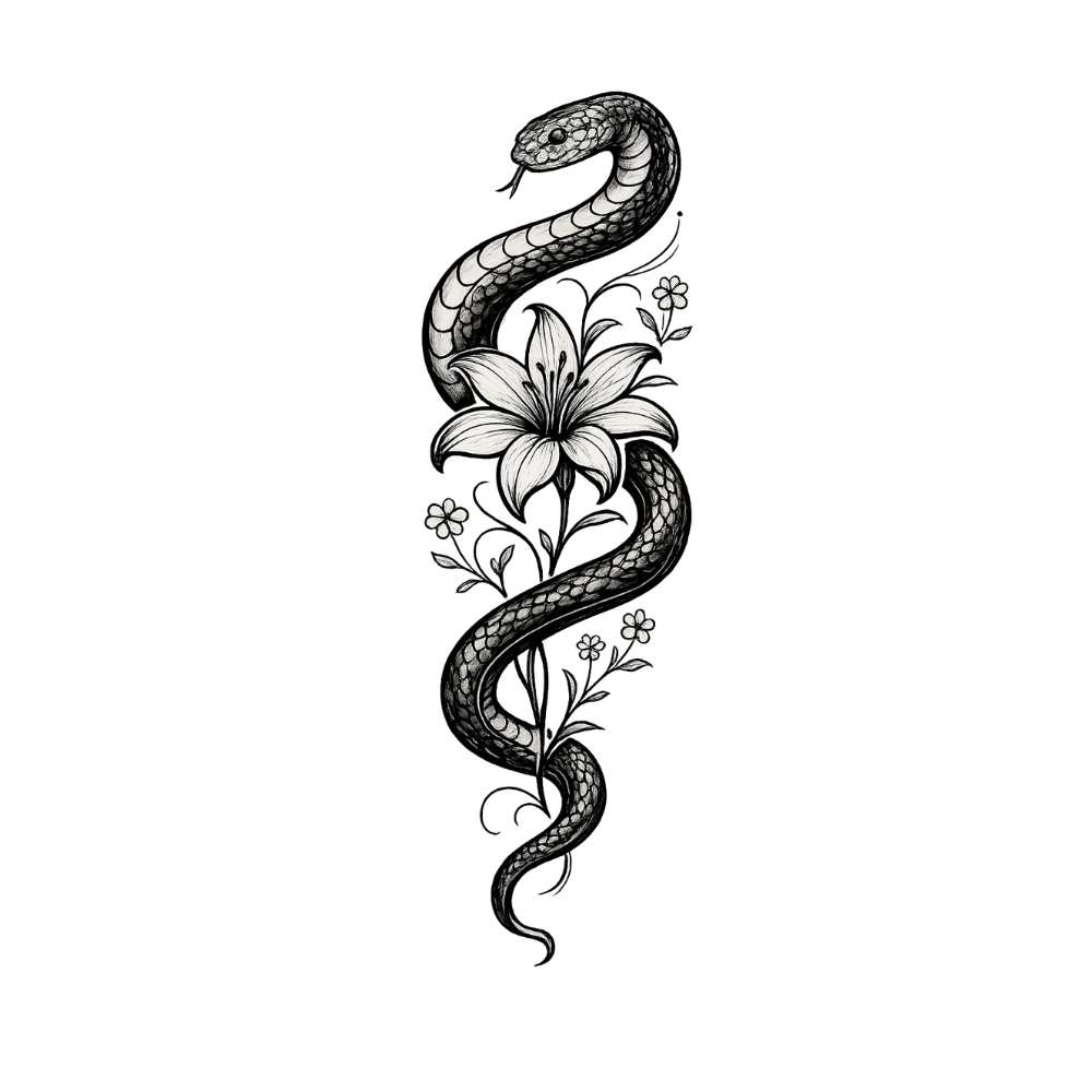 Serpiente flor