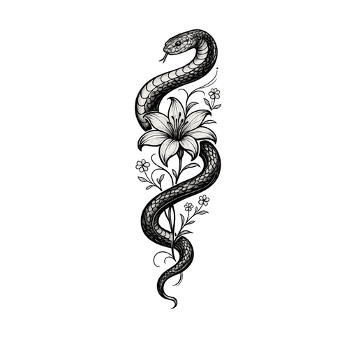 Serpiente flor