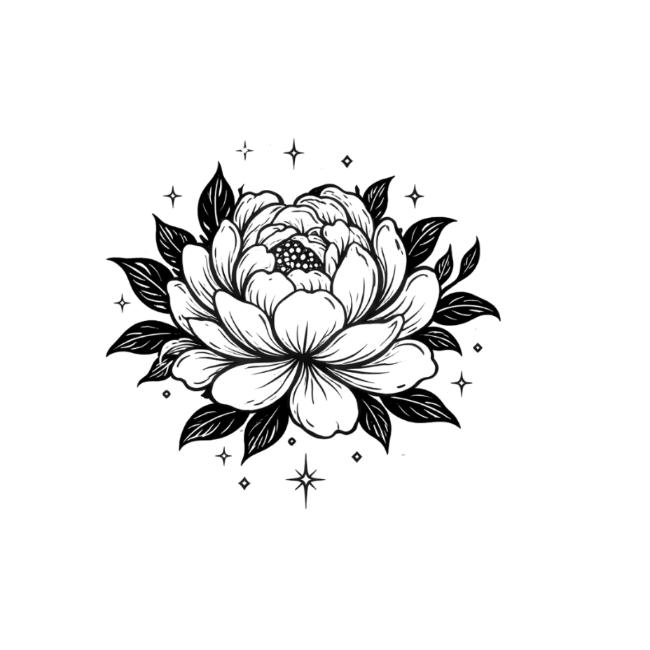 Tatuaje de una dalia