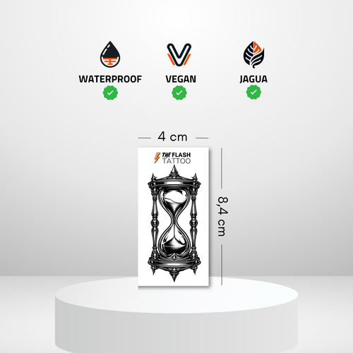 Reloj de arena gótico