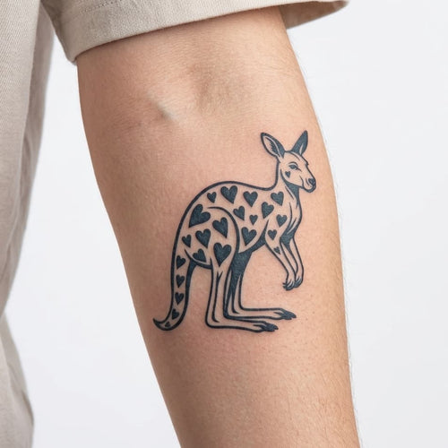 Tatuaje de canguro