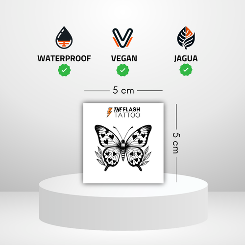 Corazón de mariposa