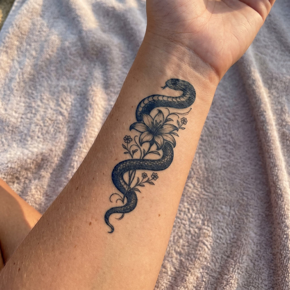 Serpiente flor