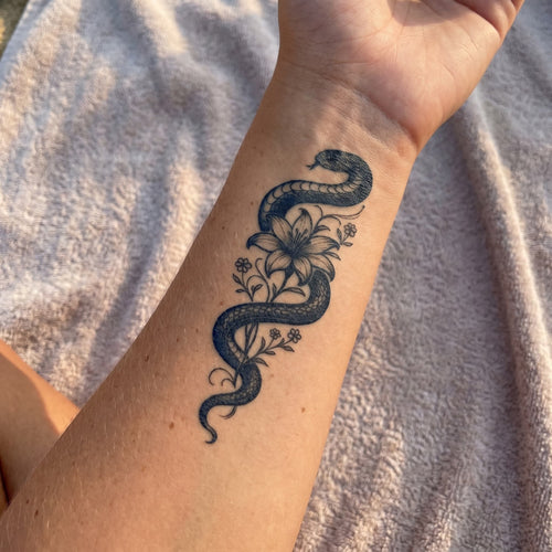 Serpiente flor