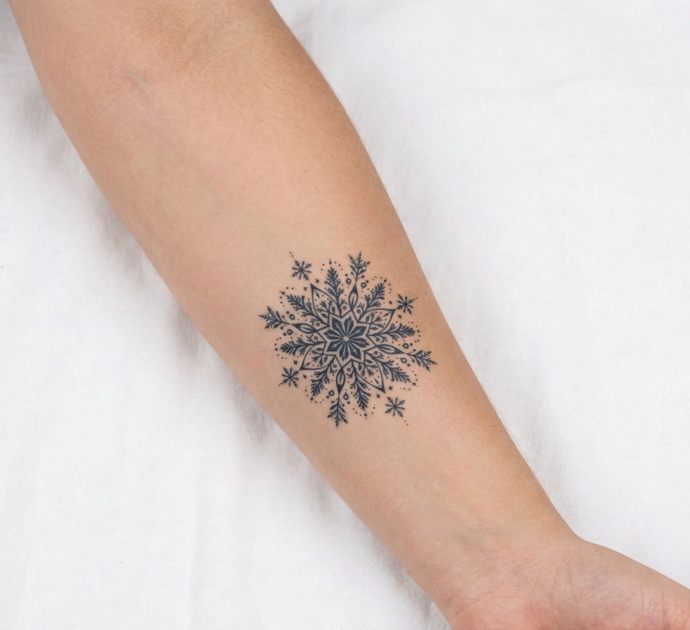 Mandala copo de nieve
