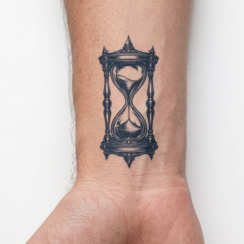 Reloj de arena gótico