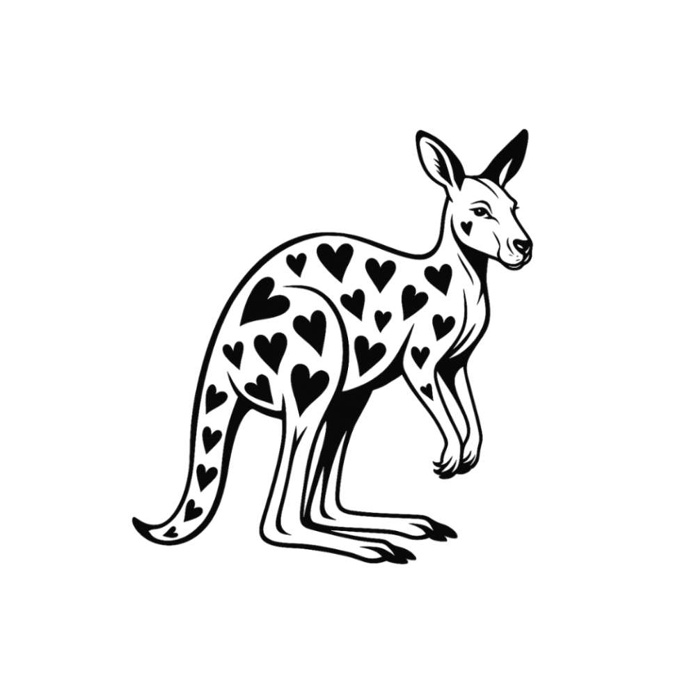 Tatuaje de canguro