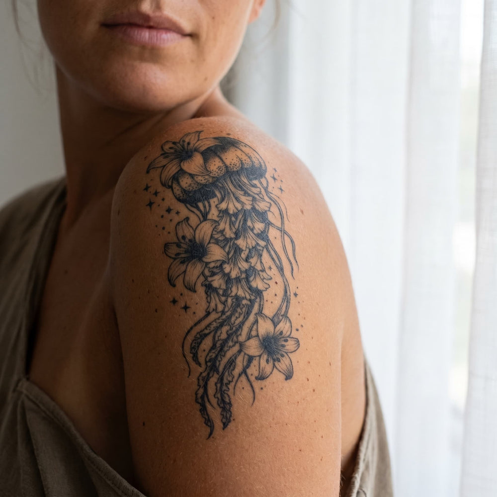 Tatuaje de medusa