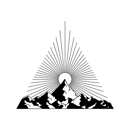 Montaña triangular